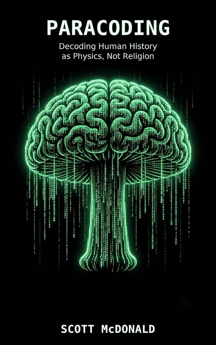 PARACODING Book 1 cover - Decoding Human History as Physics, Not Religion by Scott McDonald